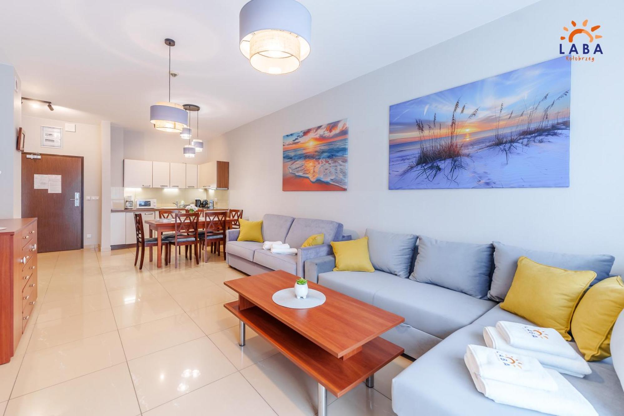 Laba Kolobrzeg Apartamenty Diune Z Parkingiem מראה חיצוני תמונה