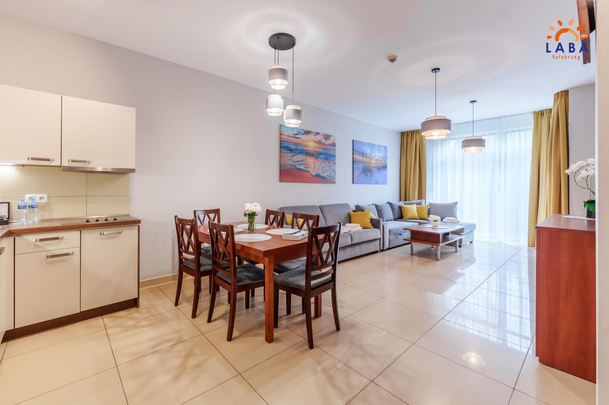 Laba Kolobrzeg Apartamenty Diune Z Parkingiem מראה חיצוני תמונה